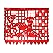 Neumx 2 Pack Mexican Banner Multi- Colored Papel Picado Party Garland Decorations 19 Feet Long & 10 Plastic Panels Each Banner