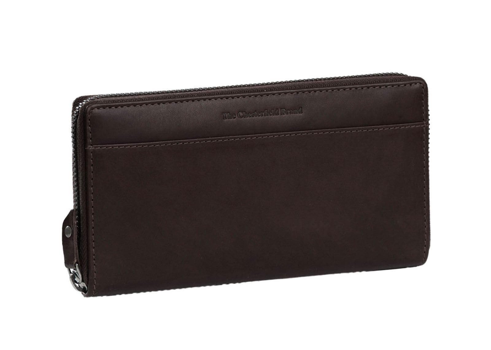 The Chesterfield Brand Wax Pull Up Halle Leather RFID Wallet 19 cm, Brown, One Size, Modern