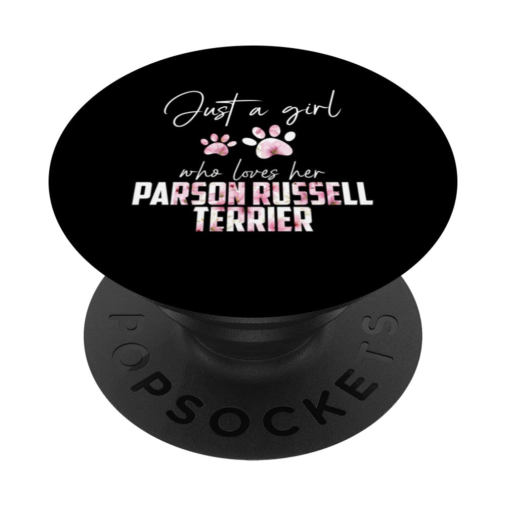 Just a girl who loves her parson russell terrier PopSockets Swappable PopGrip