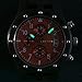 BEWELL W109D Men's Wooden Watch Quartz Movement Date Display Luminous Sports Wristwatch