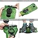 KUYOU Hydration Bladder 3 Liter Leak Proof Water Reservoir with Drinking Tube Clips Military Water Storage Bladder for Hiking Biking Climbing Cycling Running Large Opening,Insulated Tube,BPA Free