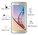 [2 Pack] iVoler [Tempered Glass] Screen Protector for Samsung Galaxy S6, [0.2mm Ultra Thin 9H Hardness 2.5D Round Edge