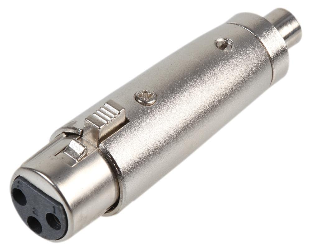 PRO SIGNAL PS11488 3 Pole XLR Socket to RCA Phono Socket Adaptor