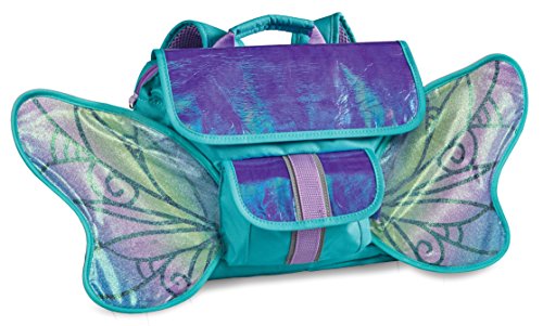 Bixbee Toddler Girls' Led Forest Pixie Flyer Backpack, Small, Turquoise