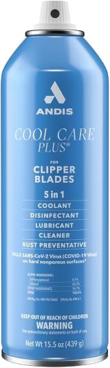 Andis Cool Care 5-in-1 Spray 458ml / 15.5oz Clipper Lubricant Cleaner view 6
