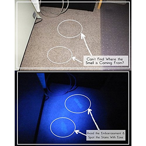 Pocketman SK68 One Mode 300LM Zoomable 396nm UV-Ultraviolet LED Blacklights Flashlight For Detecting Pet Dog Stains Checking Passport Money,Cosmetic And More - Thumbnail 4