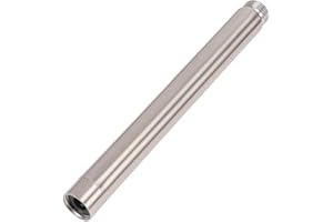 HarJue Shower Head Extension Arm, Shower Extender Water Outlet- Lowers Existing, Shower Pipe Extension for Bathroom, Made of Solid Metal Stainless Steel(8 Inch, Brushed Nickel)