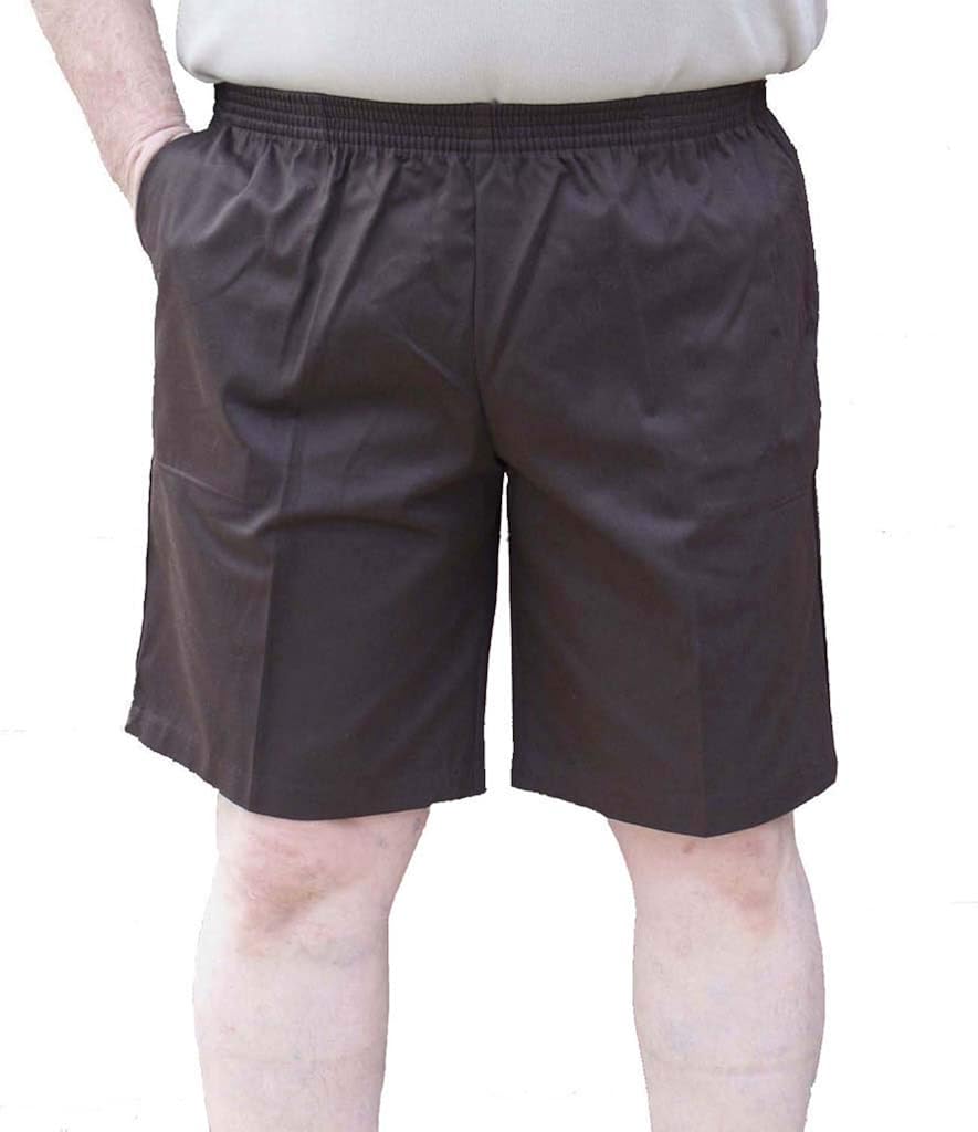 The Senior Shop Men's Full Elastic Waist, No Zipper, Buttons or Loops