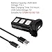Teeggi Modular 7.4V 2500mAh Li-ion Battery and USB Charging Cable Suitable for HS100, T35 and S70W RC Quadcopter Drone,Black