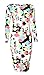 Vip Women's Long Sleeved Geometric Retro Square Print Midi Dress