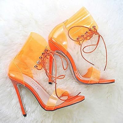 orange party shoes