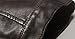 Chouyatou Men's Vintage Stand Collar Pu Leather Jacket (Small, WZQM111-Coffee)