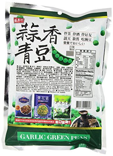 Shengxiangzhen Garlic Green Peas 8.46oz (Pack of 1)