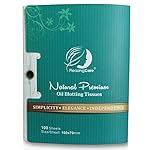 Natural Bamboo Charcoal Oil Absorbing Tissues - 100 Counts, Easy Take Out Design - Top Rated #1 Oil Blotting Paper, Premium Handy Face Blotting Sheets - Facial Skin Care or Make Up Must Have!