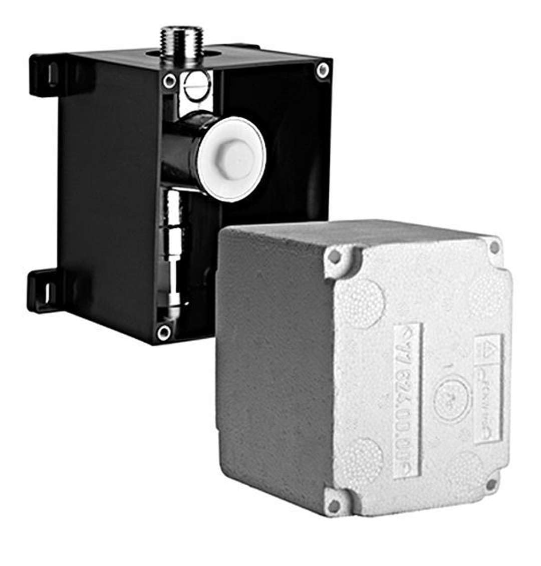 Schell 011930099 Urinal Raw Building Set Compact II, Black