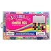 Kiserena Loom Band Refill Kit - Includes 7000 Rainbow Rubber Bands in 28 Different Colors, 350 S Clips, 12 Charms, 100 Beads and Mega Organizer Case - Perfect Birthday Gift for Kids