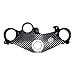 Yamaha R6 99-02 SKUR REAL GENUINE Carbon Fiber Triple Tree Yoke Cover Top Clamp Scratch Protector Key Guard - S