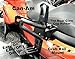 Can Am Spyder Passenger Grab Rail Cup Holder - Satin Black Model - NOT for Handlebar Mount - Bear Claw #6214CAA