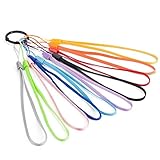 Enfain 7" Nylon Short Handy Wrist Lanyards Colorful Straps in Rainbow Set for USB Thumb Drives, Keys, Badges and Other Small Portable Items (20 Pack, Assorted Colors)
