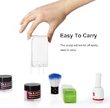 AONOLOVO Nail Dip Powder Tray Recycling Tool White French Manicure Mold view 7
