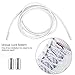 No Tie Reflective Shoelaces for Kids, Men, Women - Elastic Athletic Running Shoe Laces （2 Pairs）