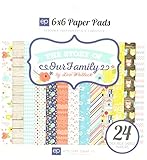 Echo Park Paper Company The Story of Family 6 x 6 Paper Pad