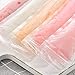 Popsicle Bags 180 Pack Ice Pop Bags Disposable Popsicle Pouches with Silicone Funnel, DIY Popsicle Freezer Bags for Kids Healthy Snacks, Yogurt Sticks, Juice and Fruit Smoothies and Ice Candy Pops