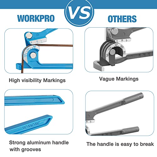 ValueMax Tube Bender, 3-in-1 Pipe Bender for 1/4\