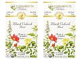 Celebration Herbals Black Cohosh Root Tea, Organic, 24 Teabag (2 pack)
