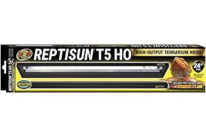Zoo Med ReptiSun T5 HO Terrarium Hood with 10.0 Bulb 24" L