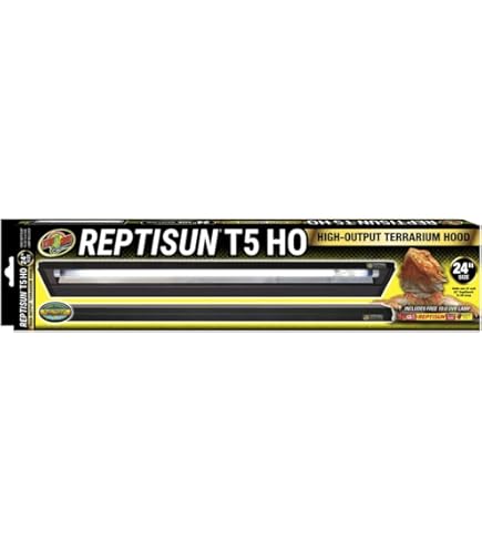 Amazon.com: Zoo Med 24 Watt T5 HO ReptiSun 10.0 UVB Lamp, 2pk