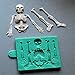 Silicone Mould Skeleton Halloween Sugarcraft Cake Decorating Fondant Mold Food Grade Molds For Cake Decorations