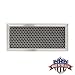 GE JX81H, WB02X10956, WB02X11544, WB2X10956 Microwave Recirculating Charcoal Filter Compatible with GE (2-Pack)