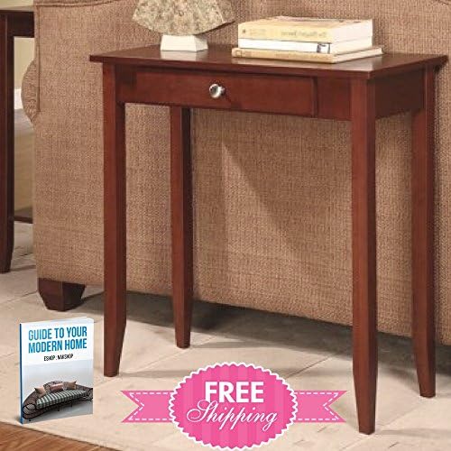 Hallway Console Table Narrow with Storage Drawer Accent Foyer Decorative Elegant Living Room Entryway Unique Contemporary Entrance Modern Classic Sofa Console Minimal Hall Table and eBook by NAKSHOP