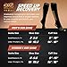 Compression Socks for Men & Women - Great For Sports - Running, Fitness, Exercises, Training, Jogging, Flight Travel - Better Results With Copper Support & Fast Recovery - Pair