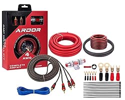 4 Gauge Amp Wiring Kit, Ardor 850W Car Audio