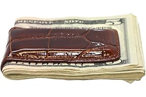 Real Leather Creations Alligator Money clips