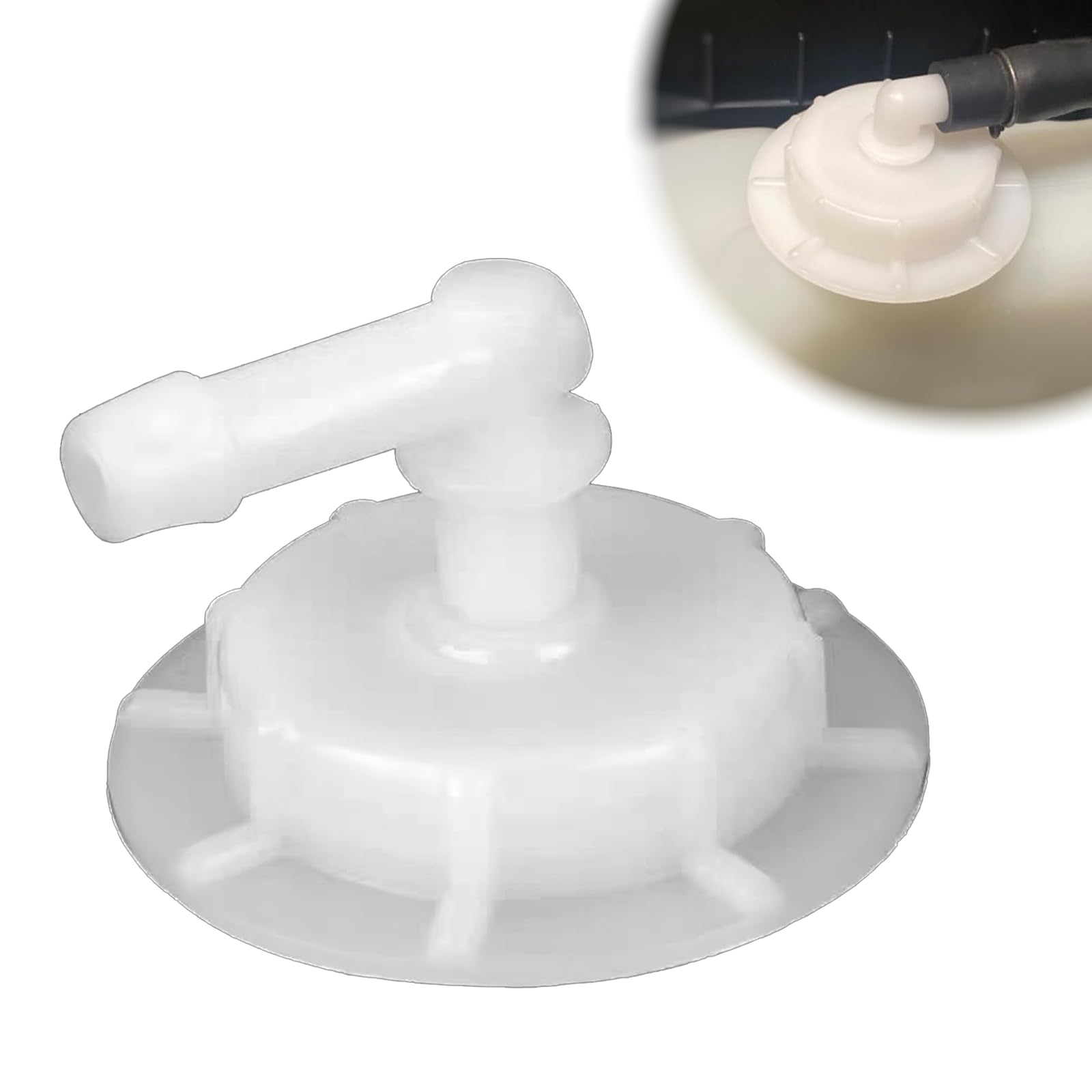 Photo 1 of Coolant Reservoir Cap 19106-RNA-A48 Engine Radiator Coolant Water Tank Cap White Radiator Overflow Tank Lid for CR-V Civic Accord Crosstour Insight Pilot, Acura Legend RL CL TL RDX ZDX MDX TSX