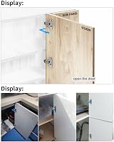 AOLISHENG 90 Degree Concealed Cabinet Hinges Soft Close 35mm Pair view 2