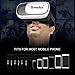 QueenAcc 3D VR Virtual Reality Headset 3D Glasses VR Headset VR Glasses, Compatible with 3.5-6.0 inch Screens for Smartphone,Samsung,iPhone, etc.