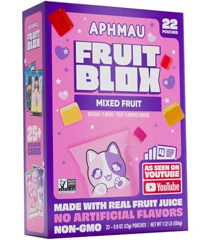 Amazon.com: Generic Fruits Blox Mixed Fruit Snacks, 2 Boxes, 22
