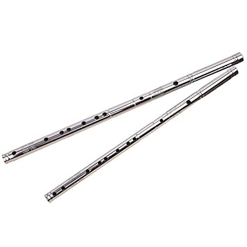 Tubo De Titanio Profesional Cdefg Clave 8 Agujeros Flauta