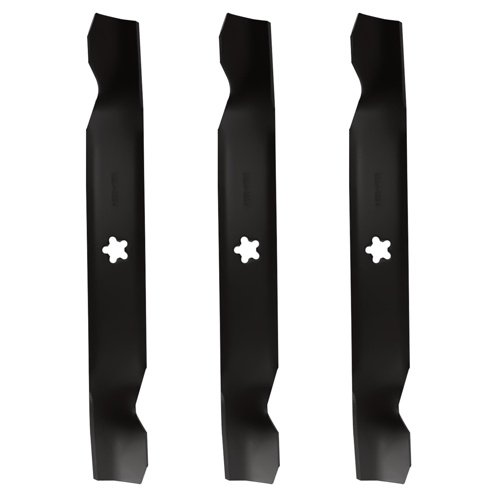 Photo 1 of 137380 532137380 50" Blades for Hus qvarna GT190 GT200 GTH220 GTH2350 Poulan PP20H50 PP18H46 PPRGT Craftsman AYP 50 inch Deck Lawn Mower Replace 156468 917137380MS 917137380P (High-Lift), Black