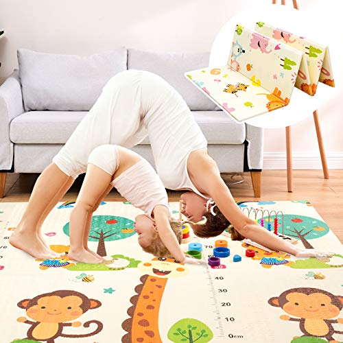 Gentle Monster Baby Play Mat, Extra Large Foldable Play Mat For Baby