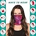 SoJourner Bags Motorcycle Neck Gaiter 2 pack Face Mask Bandana (2 Pack) - Neck Gators Face Coverings for Men & Wome