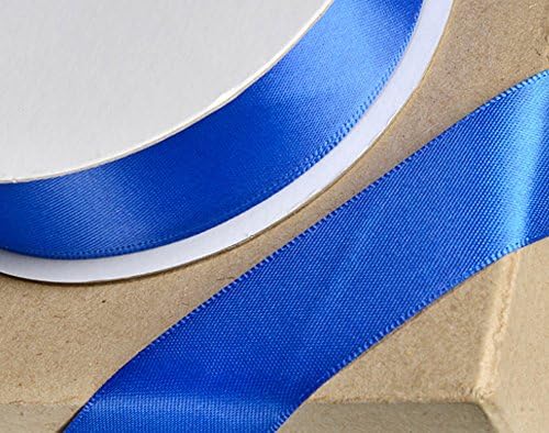 10mm Royal Blue Satin Ribbon for Crafts - 25m | Ribbons & Bows for Crafts