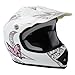 TCMT DOT Certified Youth Pink Butterfly Dirt Bike ATV Offroad Street Motorcycle Motocross Helmet Goggles Gloves (XL)