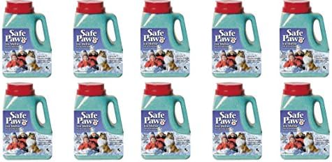 Safe Paw Non-Toxic Ice Melter vDQLXg Pet Safe, 8 lbs. 3 oz., 10Pack