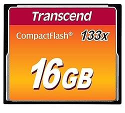 Transcend 16GB CompactFlash Memory Card 133x