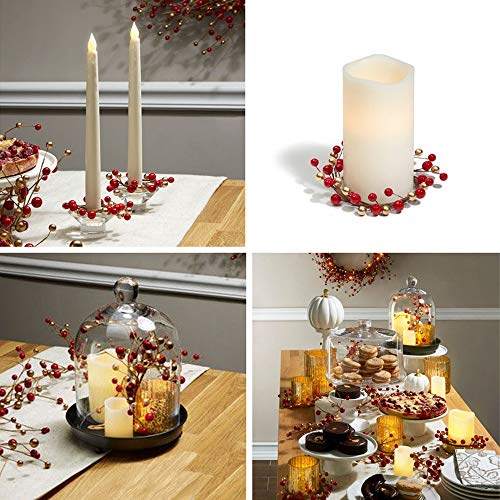 2 Artificial+Christmas+Wreaths+Farmhouse+Centerpiece